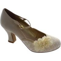 ruby shoo amelia womens court shoes in beige