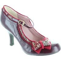 ruby shoo georgia womens court shoes in red