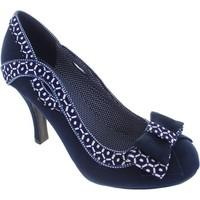 ruby shoo ivy womens court shoes in blue