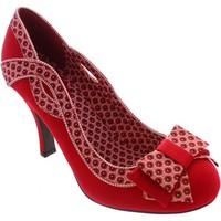 ruby shoo ivy womens court shoes in red