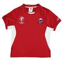 russia uefa euro 2016 poly training tee red kids