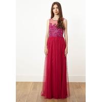 Ruby Ray Embellished Bodice Maxi Dress in Pixie Pink