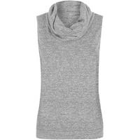 Rue Cowl Neck Knitted Vest - Grey