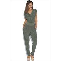 Ruched Neck Jumpsuit