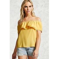 Ruffled Off-The-Shoulder Top