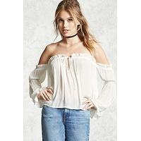 Ruffled Off-The-Shoulder Top