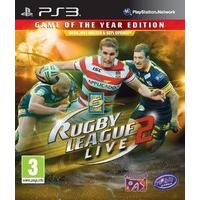 rugby league live 2 game of the year edition ps3