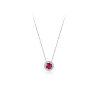 Ruby and Diamond Pendant