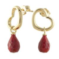 Ruby Stud Earrings 6.6ctw in 9ct Gold