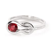 ruby san francisco ring 065ct in 9ct white gold