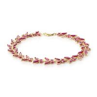 Ruby Butterfly Bracelet 16.5ctw in 9ct Gold