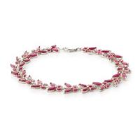 Ruby Butterfly Bracelet 16.5ctw in 9ct White Gold