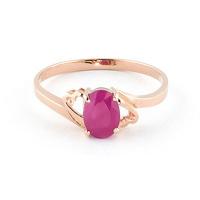 Ruby Classic Desire Ring 1.15ct in 9ct Rose Gold