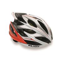 rudy project windmax helmet hl521901 whtsilvred shiny sm