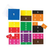 rvfm printed fraction squares pack of 51