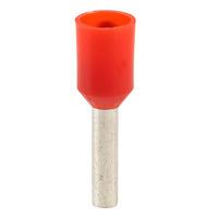 rvfm cef1508g bootlace ferrules 15mm red pack of 100