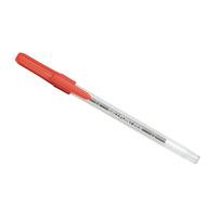rvfm clear ball pens red pack 50