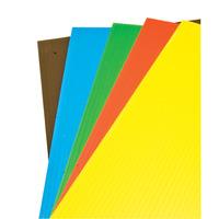 RVFM Corriflute Corrugated Plastic Sheets 605 x 605 x 4mm Pack of 20