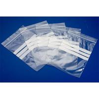 RVFM GA125 Write On Resealable Polythene Bags 100 x 140 x 0.05mm P...