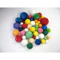 rvfm coloured spun paper balls pack of 50