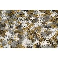 RVFM White, Gold and Silver Snowflake Sequins 70g Tub