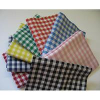 rvfm cotton fabric gingham fat quarter 45x55cm pack 6