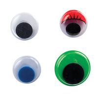 RVFM Wiggly Eyes, Assorted (black, Lashes, Colour Centre and Colou...