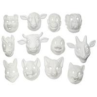 RVFM Animal Mask Assortment - Pack of 12