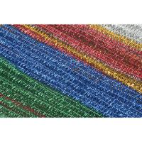 RVFM Tinsel Pipe Cleaners Assorted - Pack of 100
