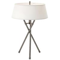 RV Astley Tabor Black Nickel Tripod Lamp with Shade