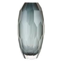 RV Astley Lucia Grey Faceted Vase