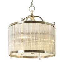 RV Astley Tuclela Antique Brass Ceiling Lamp