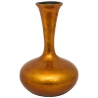 RV Astley Tall Orange Silver Lacquer Vase