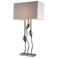 RV Astley Isis Triple Stem Nickel Table Lamp