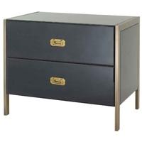 RV Astley Ettore 2 Drawer Side Table