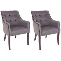 rv astley aida black dining chair pair