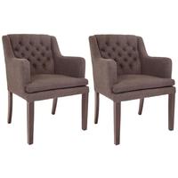 RV Astley Cella Dark Grey Dining Chair (Pair)