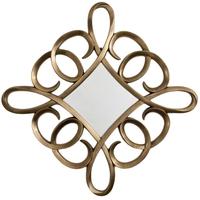 RV Astley Square Swirl Mirror in Bronze Leaf