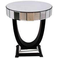 rv astley mirrored side table