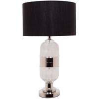 rv astley malin glass and nickel table lamp