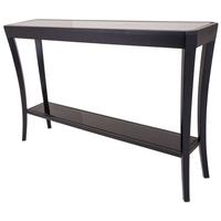 rv astley hyde black shagreen console table