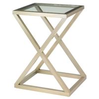 RV Astley Nico Champagne Side Table