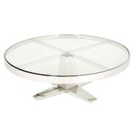 RV Astley Ausoinia Glass Top Coffee Table