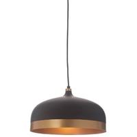 RV Astley Trakai Black and Gold Pendant Lamp with Shade