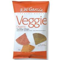 rw garcia corn tortilla veggie chips 200g