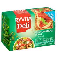 ryvita mediterranean herb crisp bread 5 pack