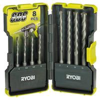 Ryobi 5132002262 RAK08SDS SDS Drill Bit Set of 8