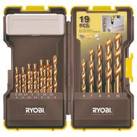 Ryobi 5132002258 RAK19HSS HSS Drill Bit Set of 19