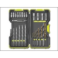 ryobi rak 30mix mixed drill screwdriving set 30 piece