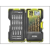 Ryobi RAK35HSSD Drill & Screwdriving Set (35-Piece)